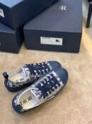 Christian Dior B23 Oblique SneakersLow-Top Sneaker Spring /Summer Collection Navy Blue