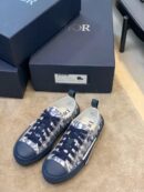 Christian Dior B23 Oblique SneakersLow-Top Sneaker Spring /Summer Collection Navy Blue