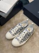 Christian Dior B23 Oblique SneakersLow-Top Sneaker Spring/Summer Collection White/Navy Blue