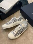 Christian Dior B23 Oblique SneakersLow-Top Sneaker Spring/Summer Collection White/Navy Blue
