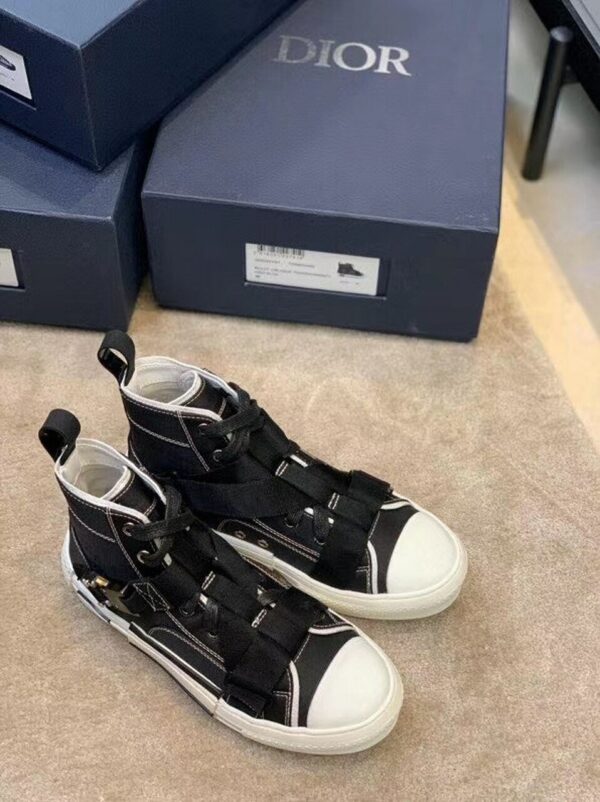 Christian Dior B23 x Alyx Studio SneakersHigh-Top Sneaker Spring/Summer Collection Black Jean - Image 2