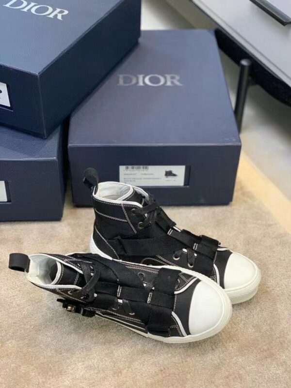 Christian Dior B23 x Alyx Studio SneakersHigh-Top Sneaker Spring/Summer Collection Black Jean - Image 5