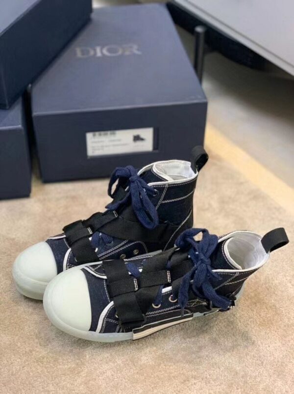 Christian Dior B23 x Alyx Studio SneakersHigh-Top Sneaker Spring/Summer Collection Blue Jean - Image 11