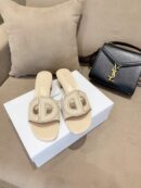 Christian Dior CD Logo MulesSpring /Summer 2020 Collection, Off White