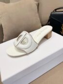 Christian Dior CD Logo MulesSpring /Summer 2020 Collection, White
