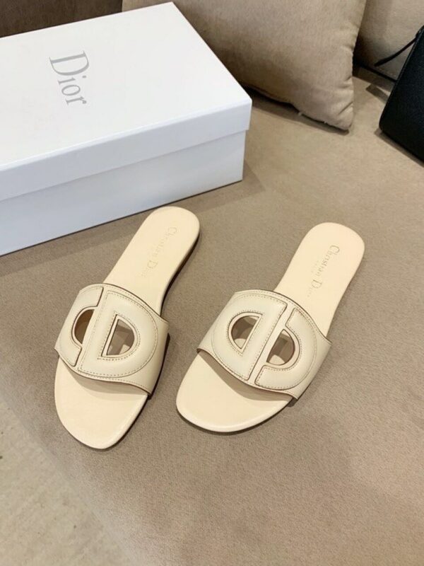 Christian Dior CD Logo SandalsSpring /Summer 2020 Collection, Off White - Image 3