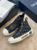 Christian Dior Crystal B23 Oblique SneakersHigh-Top Sneaker Spring/Summer Collection Black