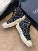Christian Dior Crystal B23 Oblique SneakersHigh-Top Sneaker Spring/Summer Collection Black