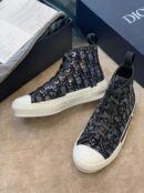 Christian Dior Crystal B23 Oblique SneakersHigh-Top Sneaker Spring/Summer Collection Black