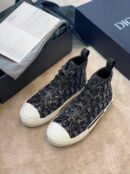 Christian Dior Crystal B23 Oblique SneakersHigh-Top Sneaker Spring/Summer Collection Black
