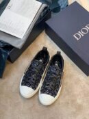 Christian Dior Crystal B23 Oblique SneakersLow-Top Sneaker Spring/Summer Collection Black