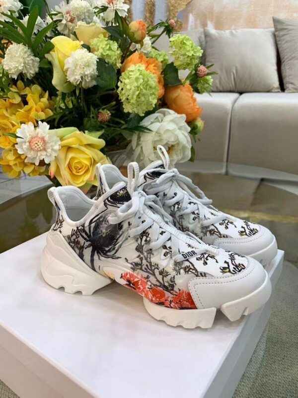 Christian Dior D-Connect Neoprene SneakersSpring /Summer Collection Multi /White - Image 9