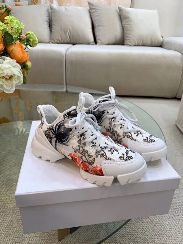 Christian Dior D-Connect Neoprene SneakersSpring /Summer Collection Multi /White - Image 2