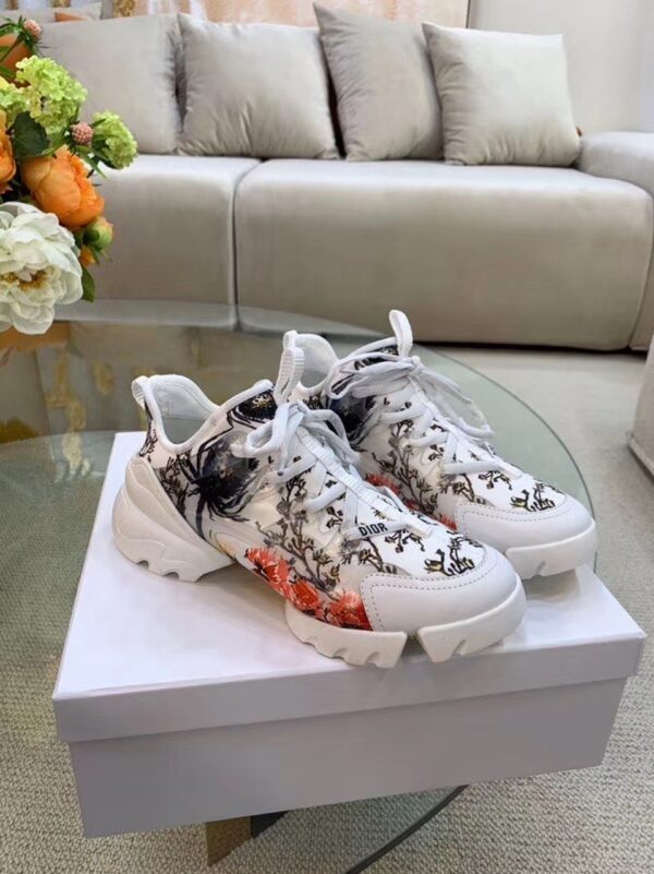 Christian Dior D-Connect Neoprene SneakersSpring /Summer Collection Multi /White