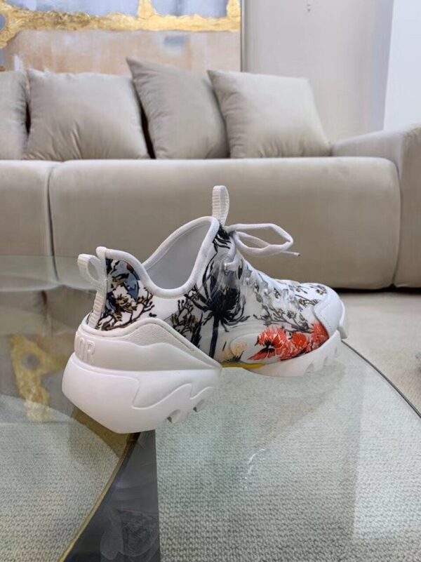 Christian Dior D-Connect Neoprene SneakersSpring /Summer Collection Multi /White - Image 3