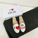Christian Dior DiorAmour Mules Chinese Valentine Edition Spring /Summer 2019 Collection, White