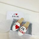 Christian Dior DiorAmour Mules Chinese Valentine Edition Spring /Summer 2019 Collection, White