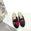 Christian Dior DiorAmour Mules Chinese Valentine Edition Spring /Summer Collection, Black