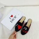 Christian Dior DiorAmour Mules Chinese Valentine Edition Spring /Summer Collection, Black