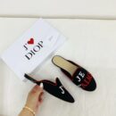 Christian Dior DiorAmour Mules Chinese Valentine Edition Spring /Summer Collection, Black