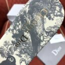 Christian Dior Dway Sandals in Embroidered CottonSpring /Summer 2020 Collection, Grey