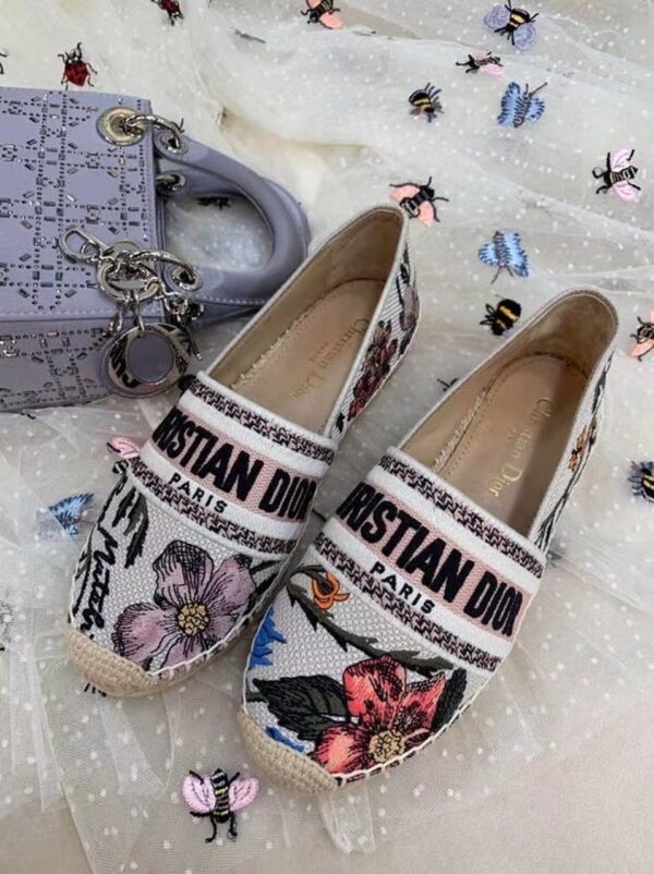 Christian Dior Floral EspadrillesSpring /Summer Collection Multicolor