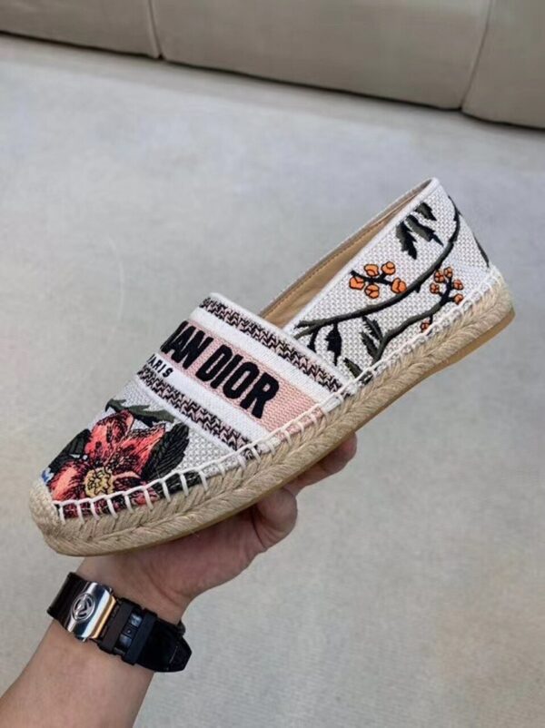 Christian Dior Floral EspadrillesSpring /Summer Collection Multicolor - Image 8