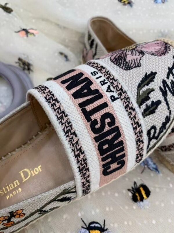Christian Dior Floral EspadrillesSpring /Summer Collection Multicolor - Image 6