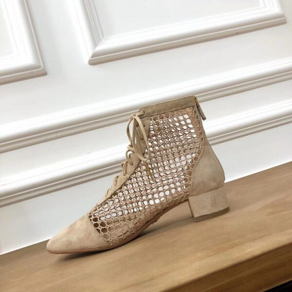 Christian Dior Naughtily-D Ankle BootsSpring /Summer 2020 Collection, Sand - Image 4