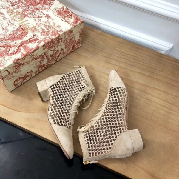 Christian Dior Naughtily-D Ankle BootsSpring /Summer 2020 Collection, Sand - Image 8