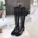 Christian Dior Naughtily-D Knee High BootsSpring /Summer 2019 Collection, Black