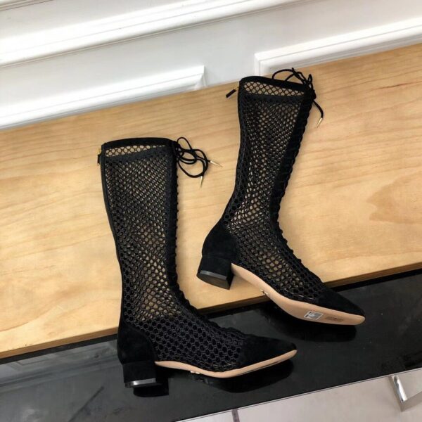 Christian Dior Naughtily-D Knee High BootsSpring /Summer 2020 Collection, Black - Image 5
