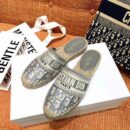 Christian Dior Oblique Espadrille SlippersSpring /Summer 2020 Collection, Grey