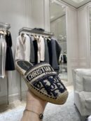 Christian Dior Oblique Slide On EspadrillesSpring /Summer 2020 Collection, Blue