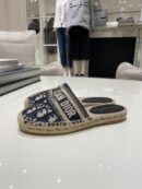 Christian Dior Oblique Slide On EspadrillesSpring /Summer 2020 Collection, Blue