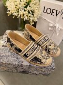 Christian Dior Tiger Toile de Jouy EspadrillesSpring /Summer 2020 Collection, Navy /Beige