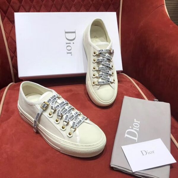 Christian Dior Walk'n'Dior Sneakers CanvasSpring /Summer Collection White - Image 3