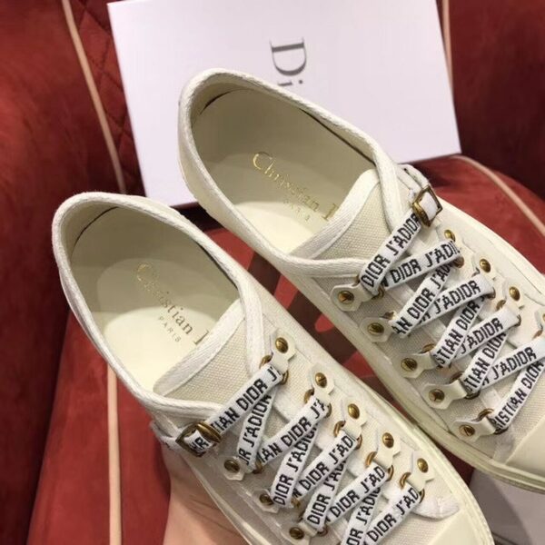 Christian Dior Walk'n'Dior Sneakers CanvasSpring /Summer Collection White - Image 4