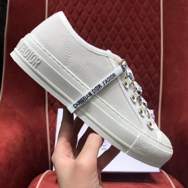 Christian Dior Walk'n'Dior Sneakers CanvasSpring /Summer Collection White - Image 7