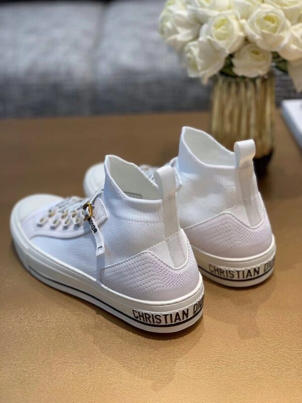 Christian Dior Walk'n'Dior Technical Knit Mid-Top Sneaker Spring /Summer Collection White - Image 6