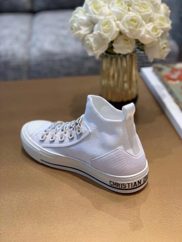 Christian Dior Walk'n'Dior Technical Knit Mid-Top Sneaker Spring /Summer Collection White - Image 4