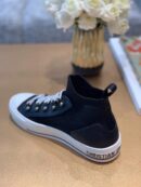 Christian Dior Walk'n'Dior Technical Knit Oblique Mid-Top Sneaker Spring /Summer Collection Black