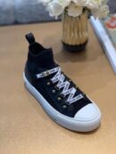 Christian Dior Walk'n'Dior Technical Knit Oblique Mid-Top Sneaker Spring /Summer Collection Black