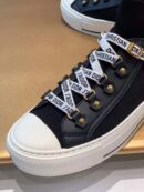 Christian Dior Walk'n'Dior Technical Knit Oblique Mid-Top Sneaker Spring /Summer Collection Black