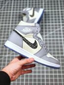Dioor x Air Jordan 1White and Grey