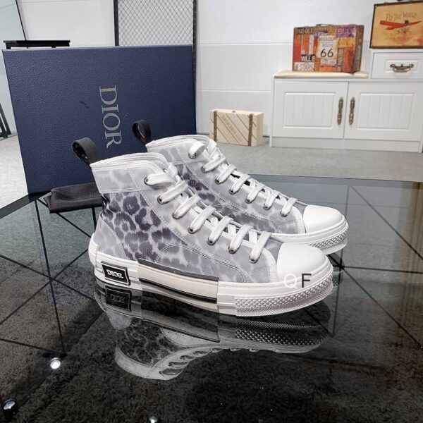 Dior B23 High-Top Canvas Sneaker For Men Women EU 35 - EU 45 - Image 4