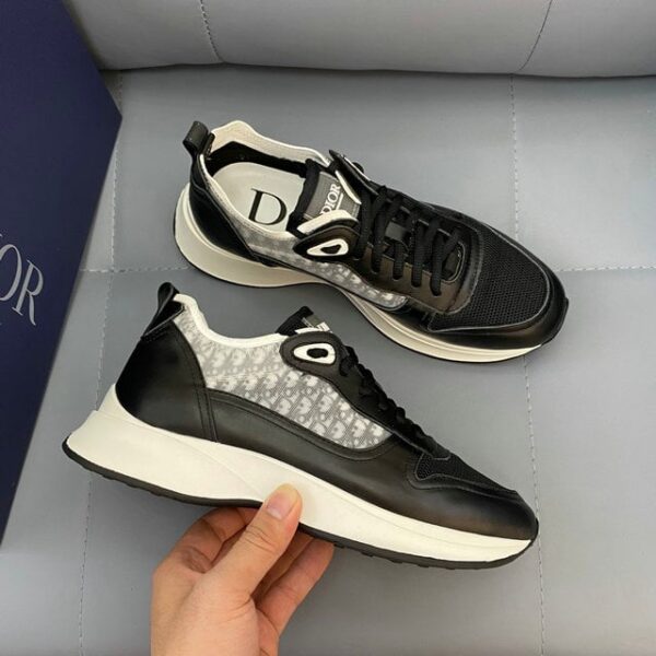 Dior B25 Oblique Runner Sneaker Black