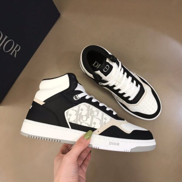 Dior B27 High-Top Sneaker For Men Women Black and White EU 38 - EU 44