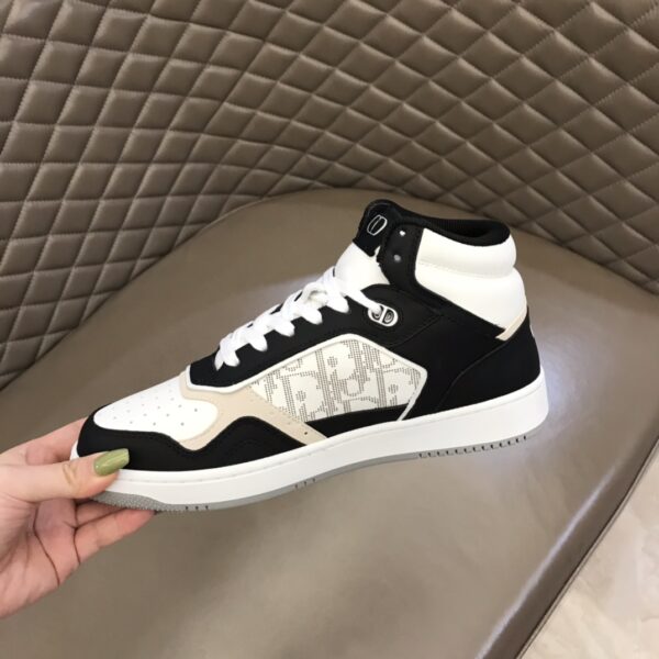 Dior B27 High-Top Sneaker For Men Women Black and White EU 38 - EU 44 - Image 7