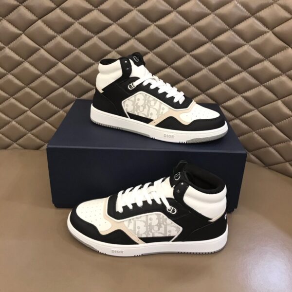 Dior B27 High-Top Sneaker For Men Women Black and White EU 38 - EU 44 - Image 3